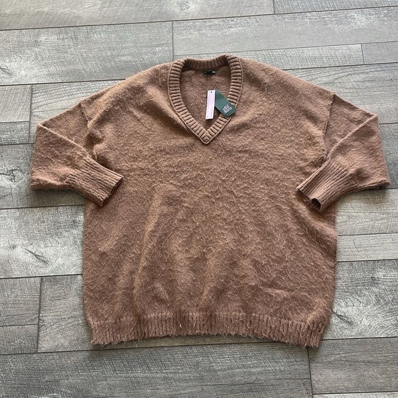 Wild Fable Size 1X Brown Sweater New With Tags - Picture 7 of 7